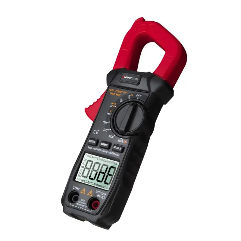 

6000 Counts True RMS Clamp Meter Digital Multimeter w/ Square Wave Output Diode
