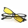 2251 Magnet Clip Square Small Frame Myopia Glasses 0 -0.5 -0.75 -1.0 -1.5 -2.0 -3.0 -4.0 -5.0 To -6.0 2