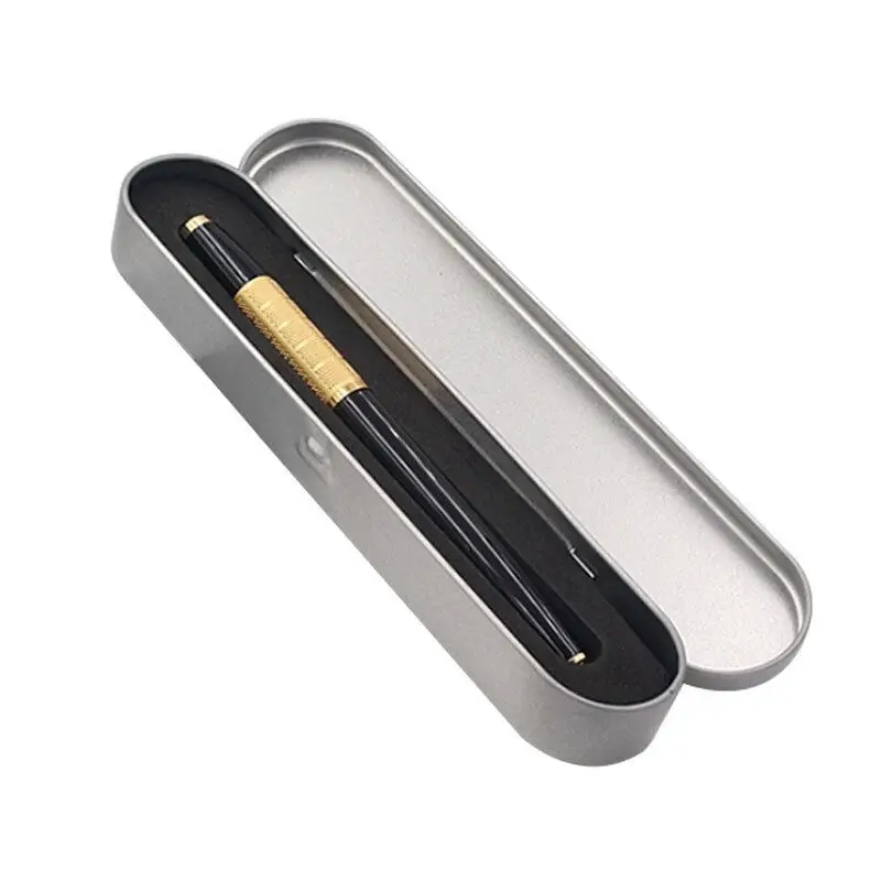 Fountain pen box Metal pencil case school Stationery box for kids student pen case cute Tin Multifunction Storage gifts pencil cases stationery box