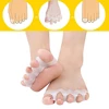 2pcs=1pair New Protective Toes Separator Suitable Bunion Corrector Material Soft Gel Straightener Spacers Stretchers Care Tool 5
