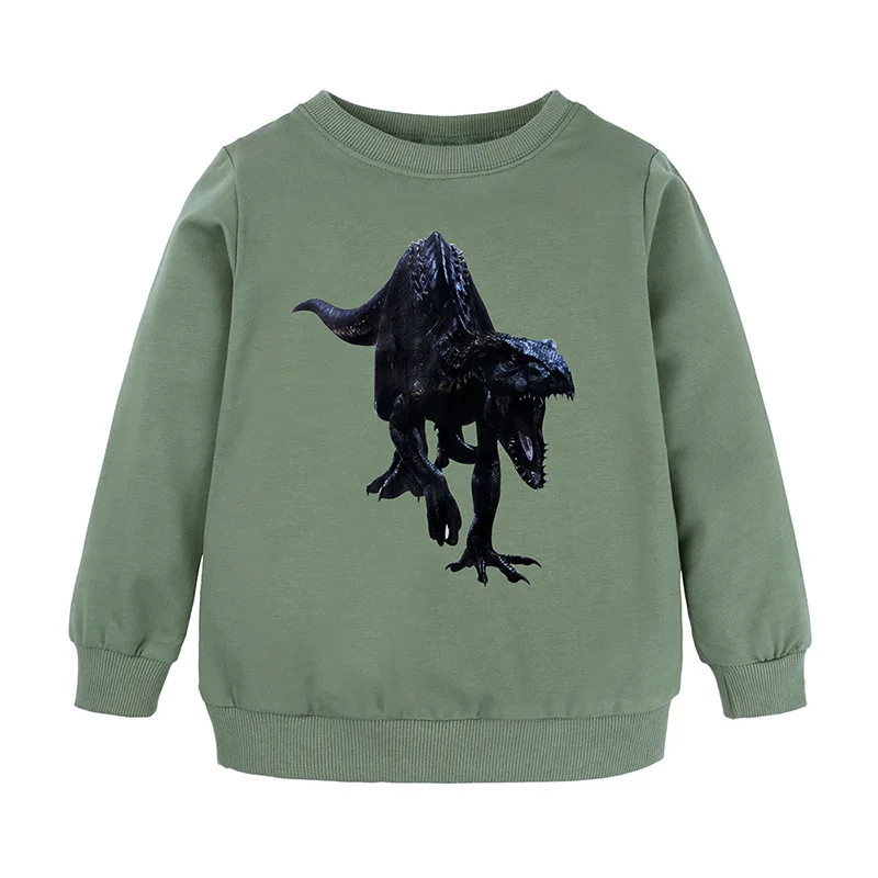 Baby Boys Girls T-shirt Autumn Spring Loose Children Cartoon Dinosaur Print Pullover Long Sleeve Infant Tops Blouse Sweatshirts - Цвет: Color 11