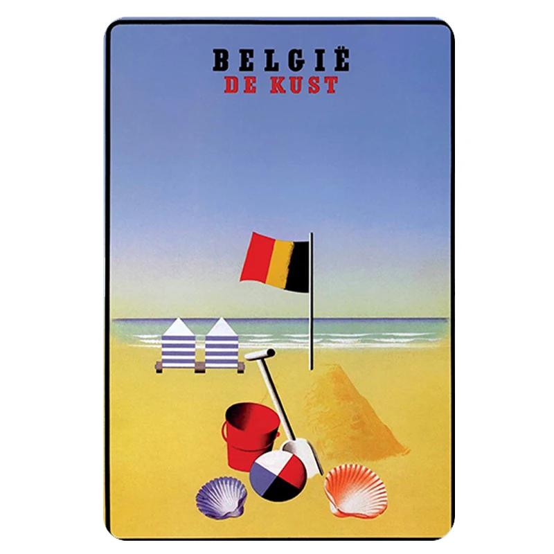 Красный Belgie De Kust металлическая табличка винтажный жестяной знак паба Настенный декор для бара паба клуба человек пещера декоративные тарелки - Цвет: Красный