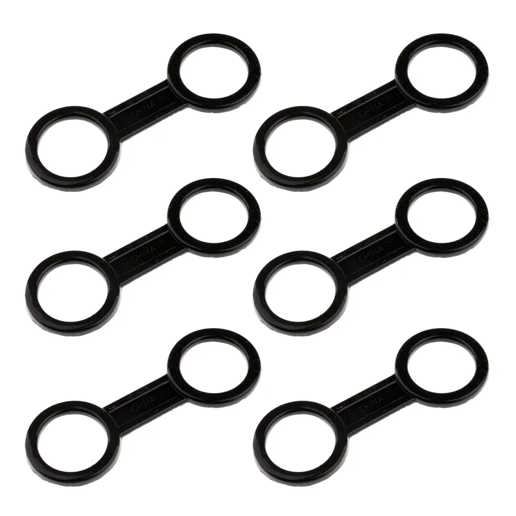 6 Pack Snorkel Retainer, Universal Scuba Diving Dual Loop Snorkel Keeper Spare Parts Accessories 6 Pack Snorkel Retainer, Universal Scuba Diving Dual Loop Snorkel Keeper Spare Parts Accessories