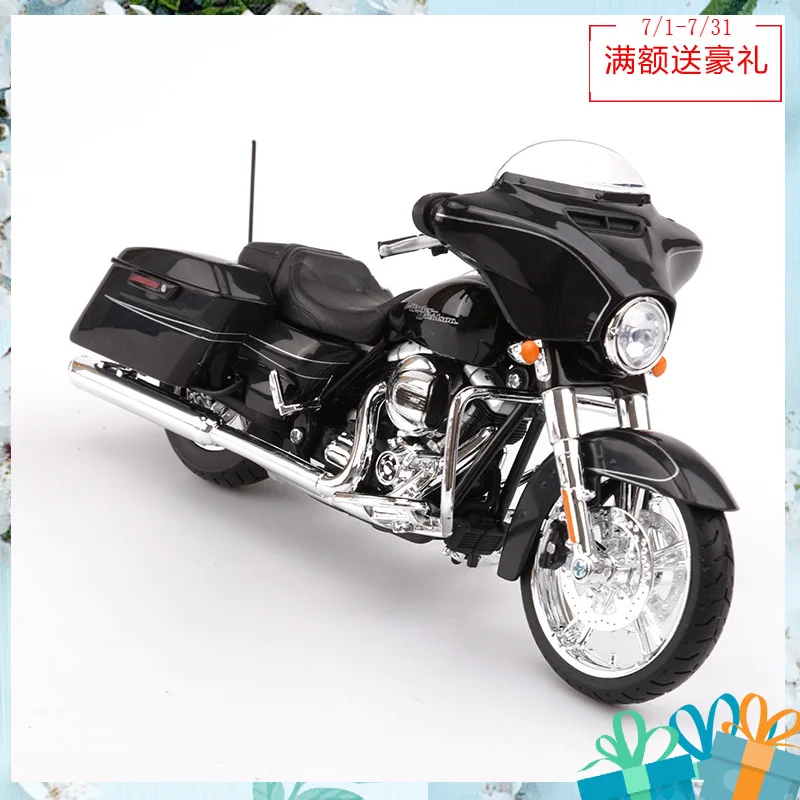 Maisto 1: 12 Harley крутой парень большой скольжения Road King мотоцикл литья под давлением модель сплава модель игрушки коллекция