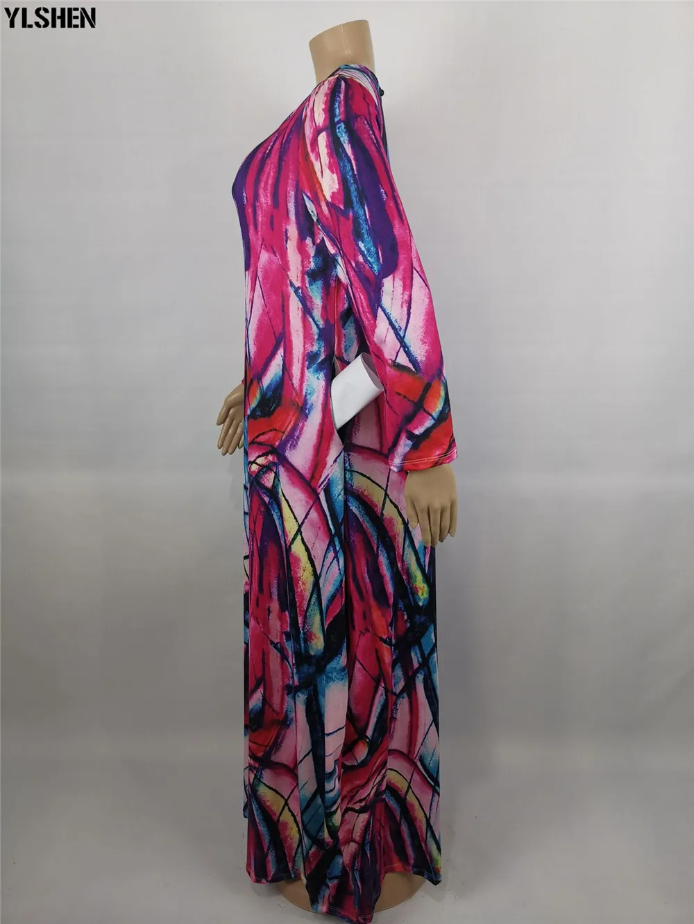 South Africa Plus Size Dresses For Women Clothes African Dress Christmas Print Dashiki Maxi Dresses Party Boubou Robe Africaine 05