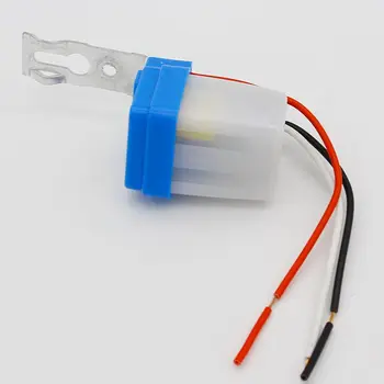 

Automatic Auto On Off Photocell street Light Switch DC AC 220V 50-60Hz 10A Photo Control Photoswitch Sensor Switch