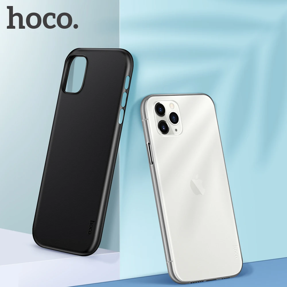 Hoco прозрачный PP чехол для iPhone 11 2019 на Pro Max ультра тонкий матовый XR X XS