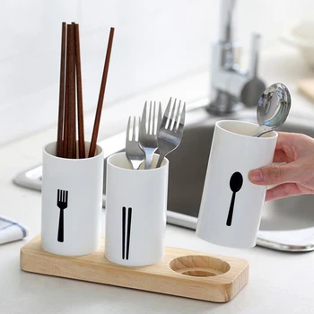 

Kitchen Utensils Holder Flatware Caddy Self Draining Drying Organizer for Home Kitchen Resturant Accessories