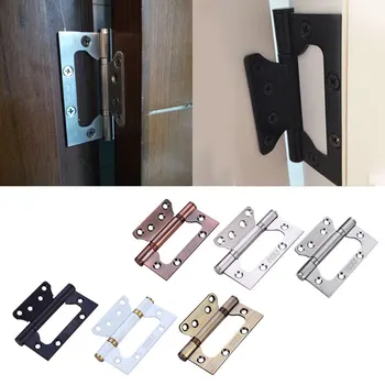 

4 Inch Stainless Steel Door Hinges 3mm Plus Thickness Silvery Golden Bronze Upgrade Thick Hinge Furniture Door Hinges