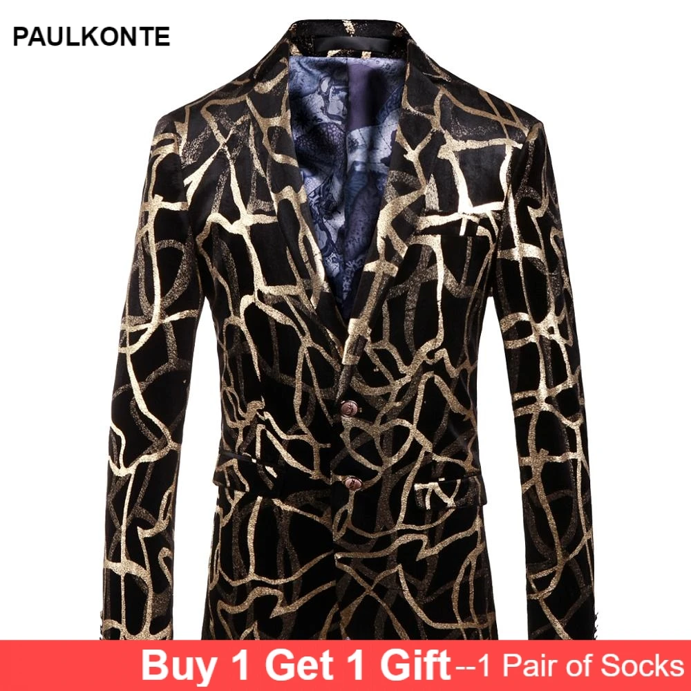 Men'S Luxury High-End Business Conference Set Stage Performance Party Entertainment Clothing Slim Single West Men'S Luxury High-End Business Conference Set Stage Performance Party Entertainment Clothing Slim Single West