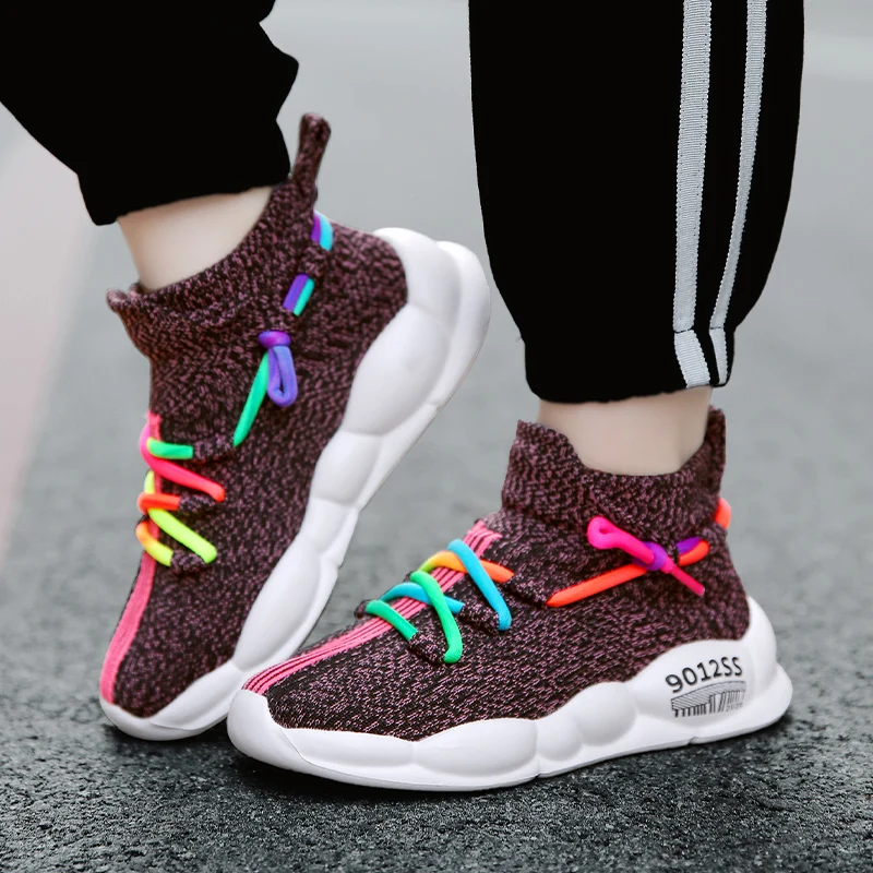 Горячая Распродажа носков для маленьких мальчиков и девочек; сезон лето; кроссовки; цвет розовый, красный; брендовая дешевая спортивная обувь для девочек; носки для мальчиков; обувь; светильник; спортивная обувь для девочек