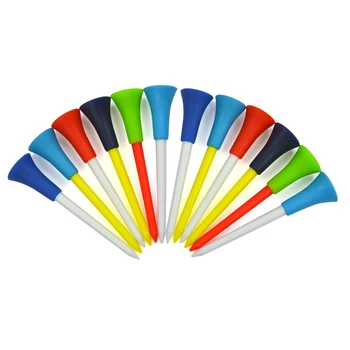 

50pcs PVC Anti Flying Portable Ball Holder Practice Training Aids Golf Tees Sport Mini Self Standing Easy Apply Outdoor Durable