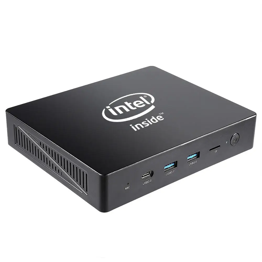 fanless MA01 Apollo Lake Celeron J3455 windows10 mini pc LPDDR4 4G EMMC64G support M 2 HDD 2