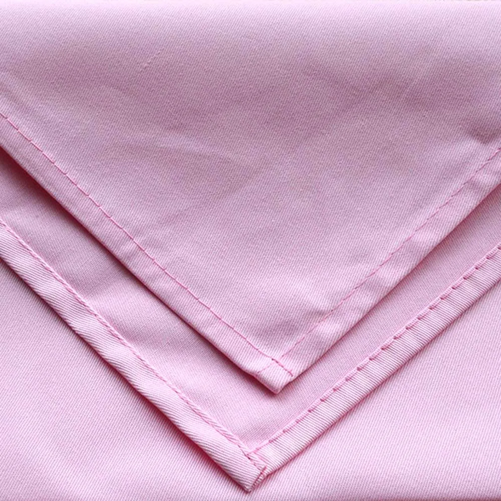 1 шт. 1,4*1,8 м Прямоугольная хлопок белая скатерть для отеля банкета, конференции, свадебной вечеринки, конфетная скатерть - Цвет: thick pink
