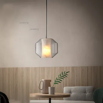 

Nordic Hanging Ceiling Lamps Bar Chandelier Lighting Modern LED Glass Chandeliers Bedroom Ceiling Chandelier Light Fixures