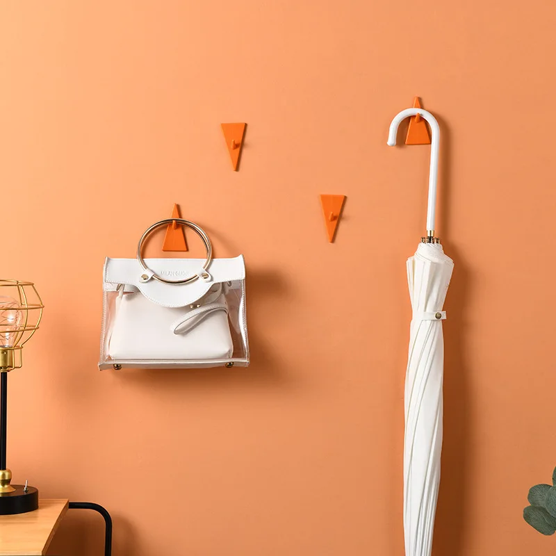 8pcs Sticky Hook Set Hanging Hook Wall Hanger Seamless Multi Purpose