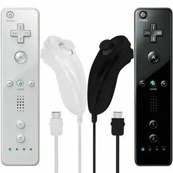 

Newest Wireless Remote Gamepad Controller For Wii Nunchuck For Ninten Wii U Remote Controle Joystick Joypad Gamepad