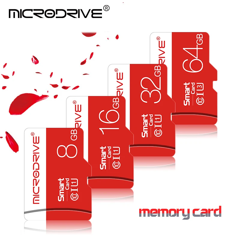 Карта памяти Micro sd 32 ГБ 16 ГБ 8 ГБ microSD 64 Гб 128 Гб класс 10 TF SD карты usb флэш-накопитель мини sdcard с SD адаптером