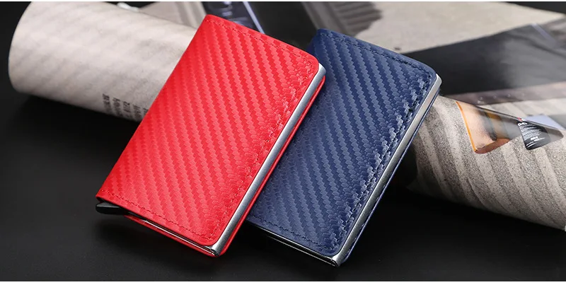 Carbon Fiber Credit Card Holder para homens