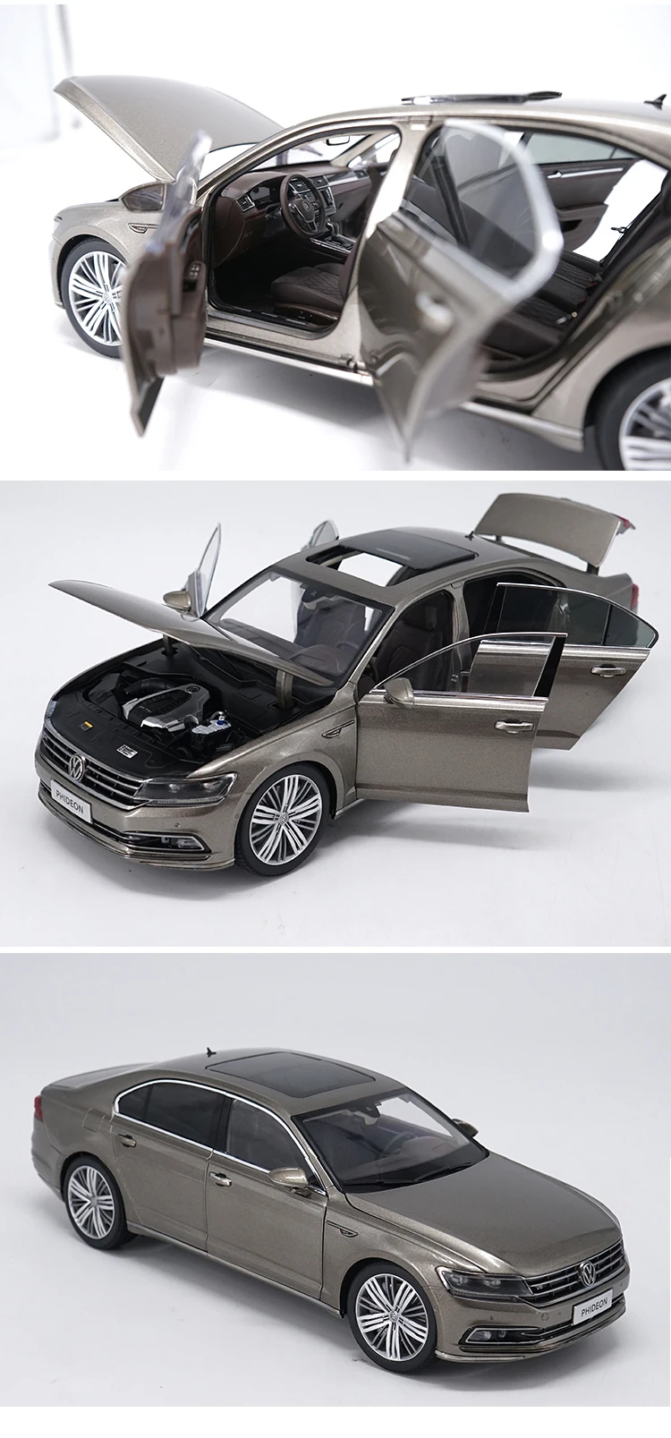 1:18 высокое тщательное VW фидеон сплава Модель автомобиля статические металлические модельные автомобили с оригинальной коробкой