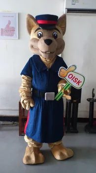 

Ohlees police dog mascot costume picture is example only,do custom according to customer design