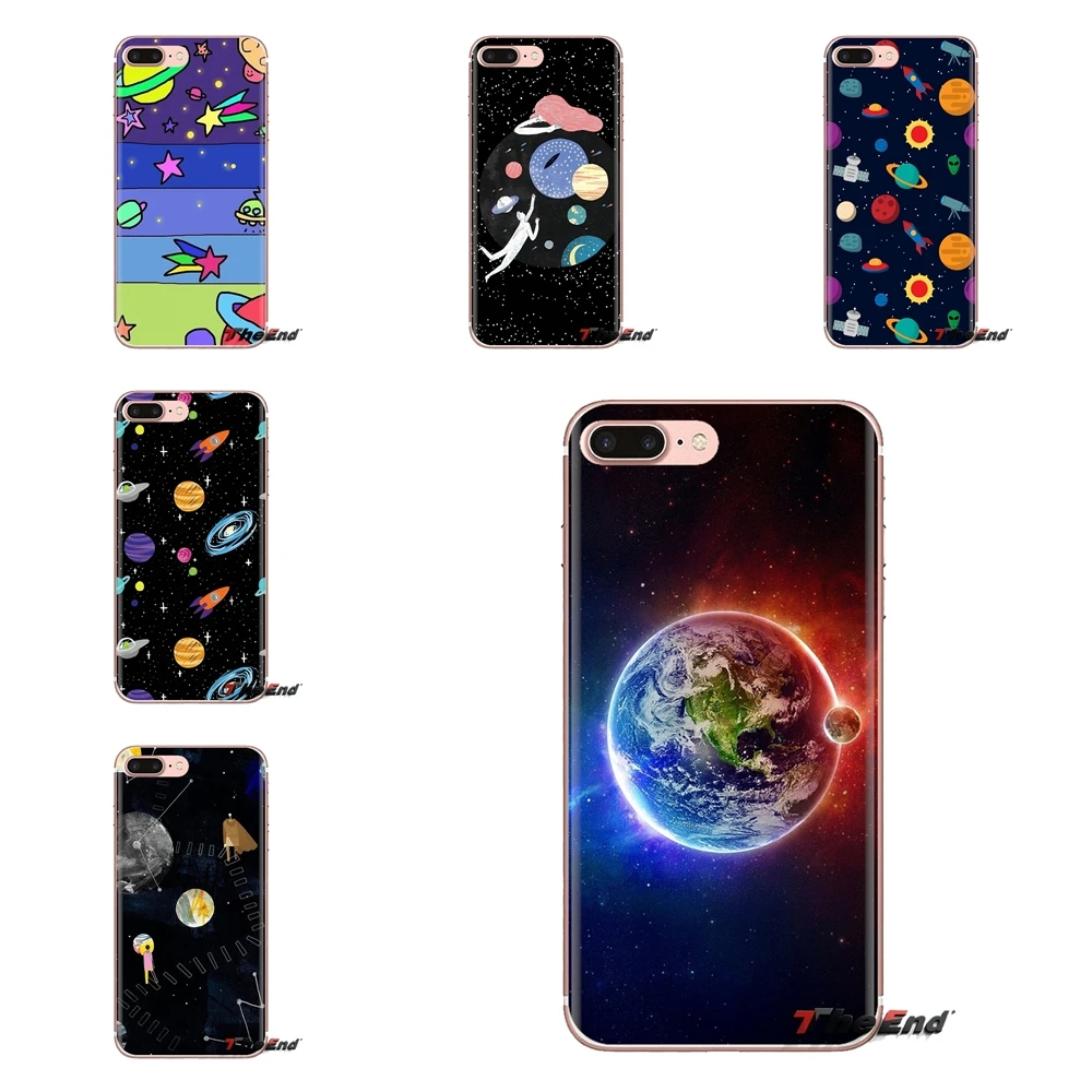 TPU Transparent Bag Case For Samsung Galaxy A3 A5 A7 A9 A8 Star A6 Plus 2018 2015 2016 2017 gary tonge outer space planets stars | Мобильные