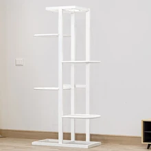 Так что без балкона цветок проветривает Крытый Многоэтажный Железный арт-полки гостиной мятая для заземления Зеленая редиска раковина полки