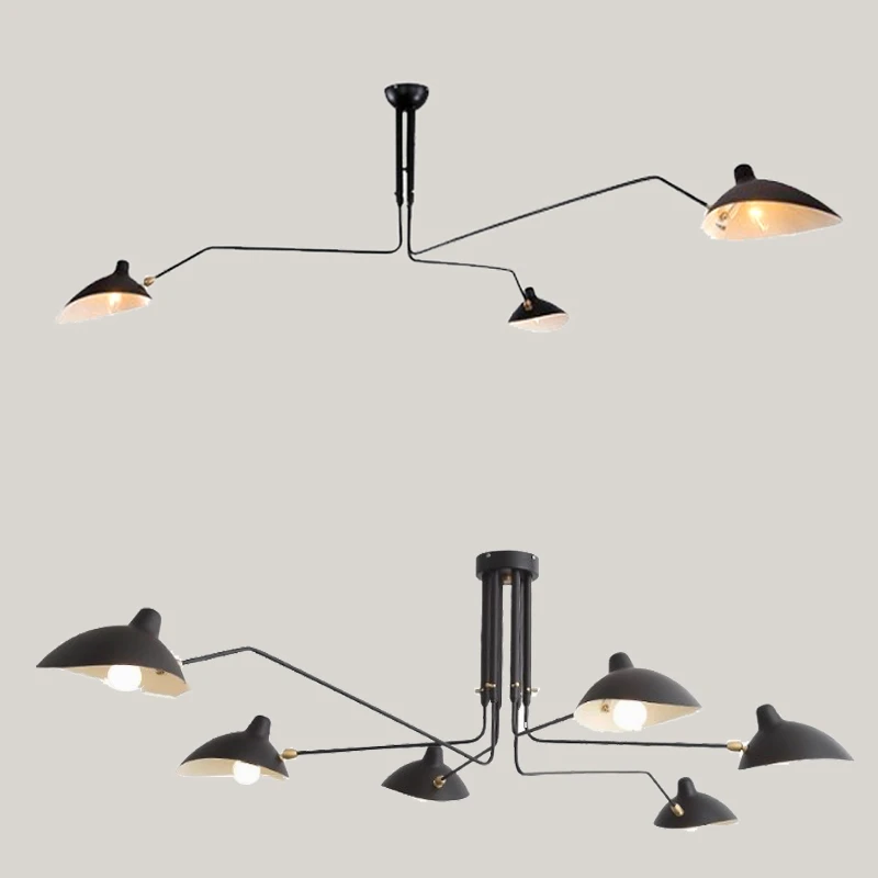 Photo Product Nordic Spider Chandeliers Modern Led Iron Ceiling Chandelier For Living Room Bedroom Study Home Decor Industrial Light Fixtures