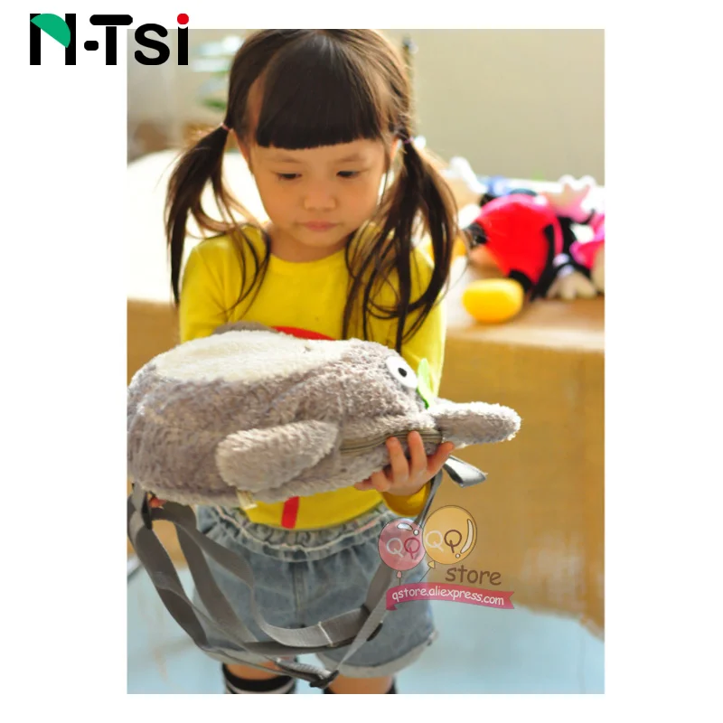  Totoro Plush Backpack For Kids Toddler New Cute Cartoon Stuffed Toy Kindergarten Children Outdoor S - 32922965202