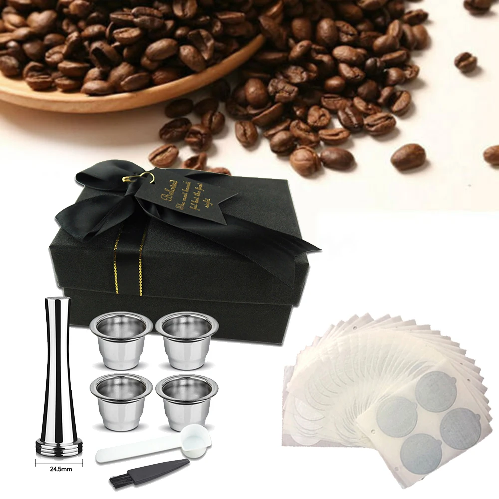 Многоразовые капсулы для кофе из нержавеющей стали для Nespresso