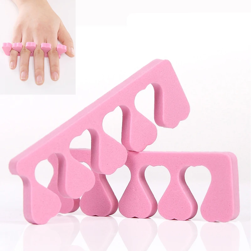 New 1pc Nail Art Soft Sponge Toe Separator Foot Finger Divider Gel