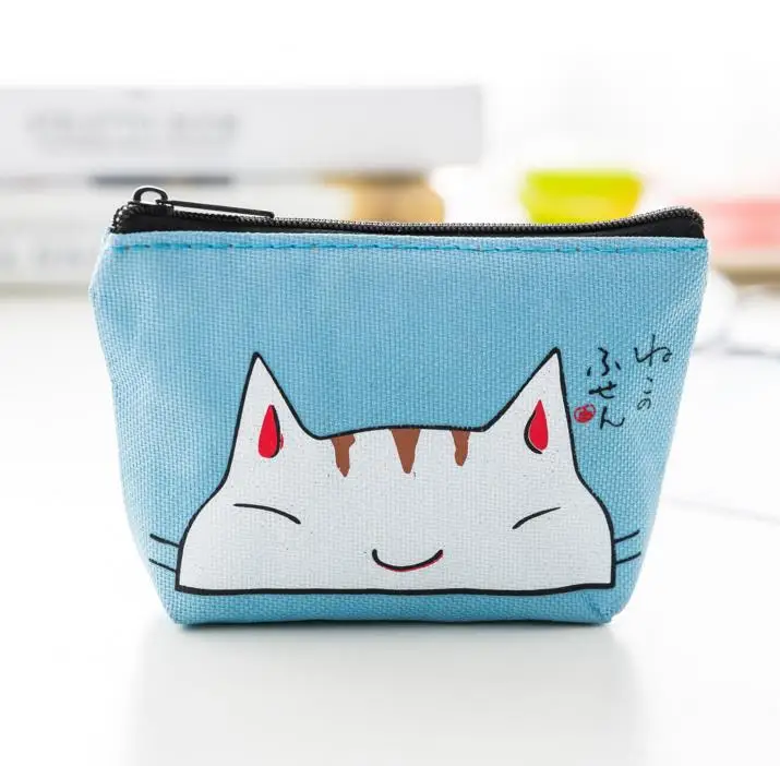 1 шт. Kawaii Cat серия мини сумка для монет стиль кошелек канцелярские принадлежности офисный материал Escolar Наполнение продукта Сумка для документов - Цвет: 4