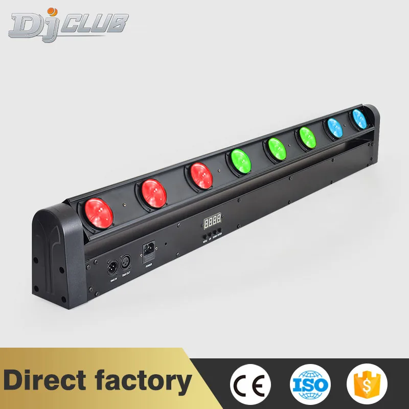 Лира Dmx переносное потолочное освещение СИД 8X12W Rgbw сценические светильник для Dj