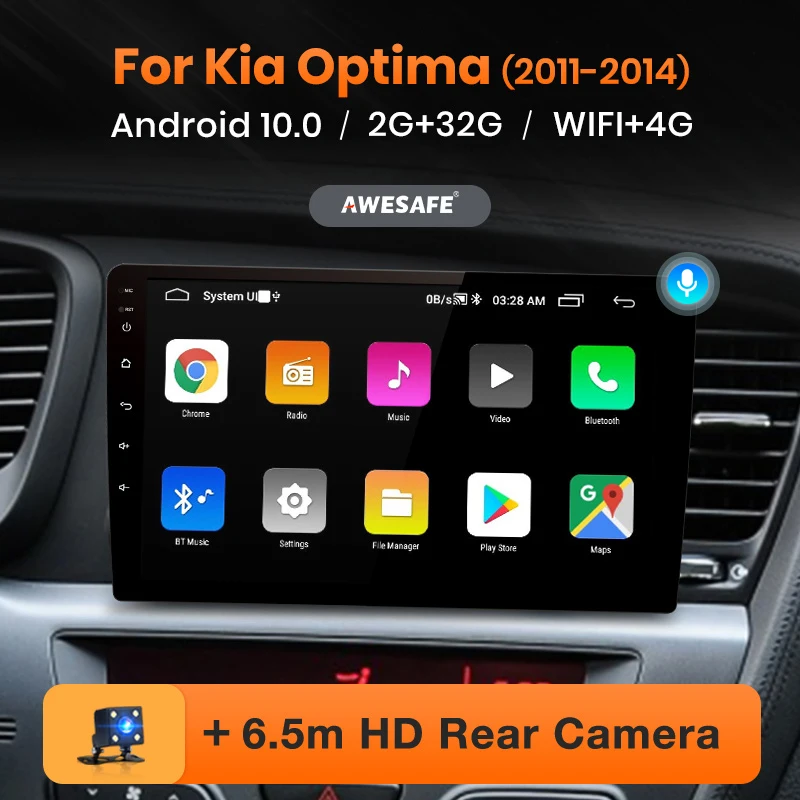 Автомагнитола AWESAFE PX9 для Kia Optima 3 K5 2011 2015 мультимедийный видеоплеер с GPS навигацией