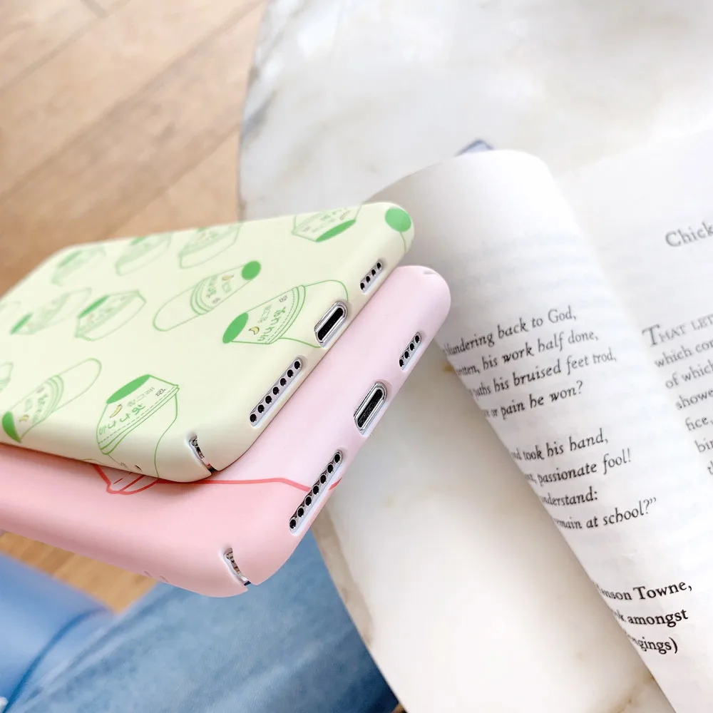 Cute Fruit Case for Xiaomi Redmi Note 7 Case Luxury Avocado Printed Cover for MI 9 8 PC Hard Case for XIAOMI 6 6X Note 3 Conque