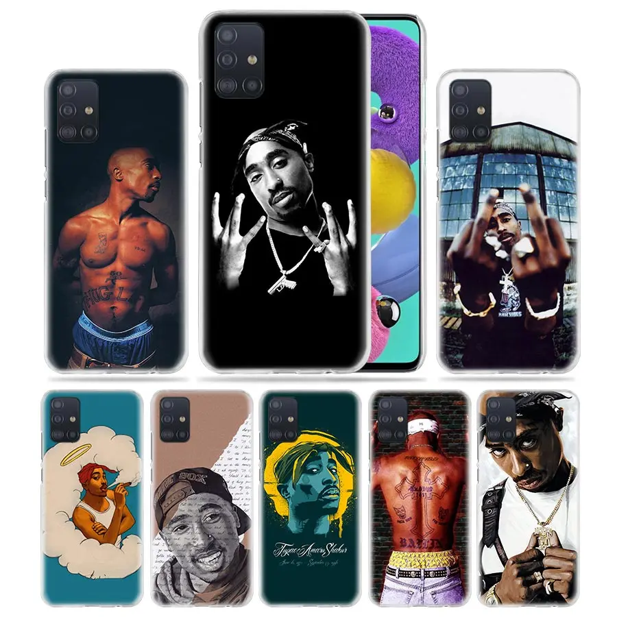 2Pac Tupac Amaru Shakur чехол для Samsung Galaxy A51 A71 A21 M31 M51 A01 A70s A50s S20 ультра 5G жесткий