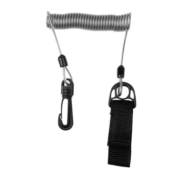 

Heavy Duty Kayak Canoe Paddle Leash/ Fishing Rod Coil Lanyard Tether