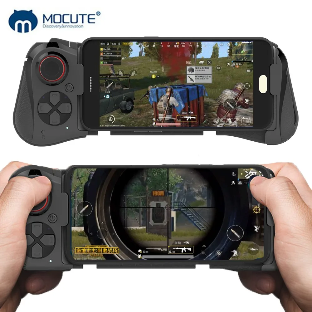 Mocute 058 беспроводной Bluetooth геймпад игровой контроллер для iPhone samsung Android телефон Pubg игровой Телескопический джойстик