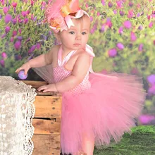 Реквизит для фотосессии новорожденных; Одежда для маленьких девочек; Одежда для новорожденных; Высококачественная юбка-пачка с цветочным рисунком для маленьких девочек; нарядные вечерние платья радужной расцветки