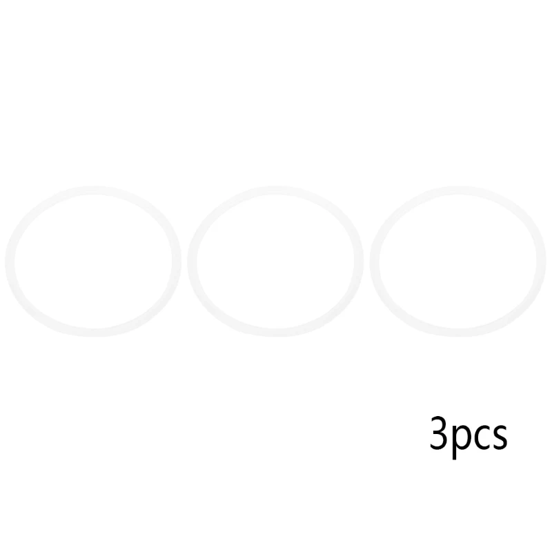 Juicer Replacement Parts Sealing Ring 3Pcs 7.8cm Rubber O Shaped Replacement Gaskets for Blender Juicer Microwave