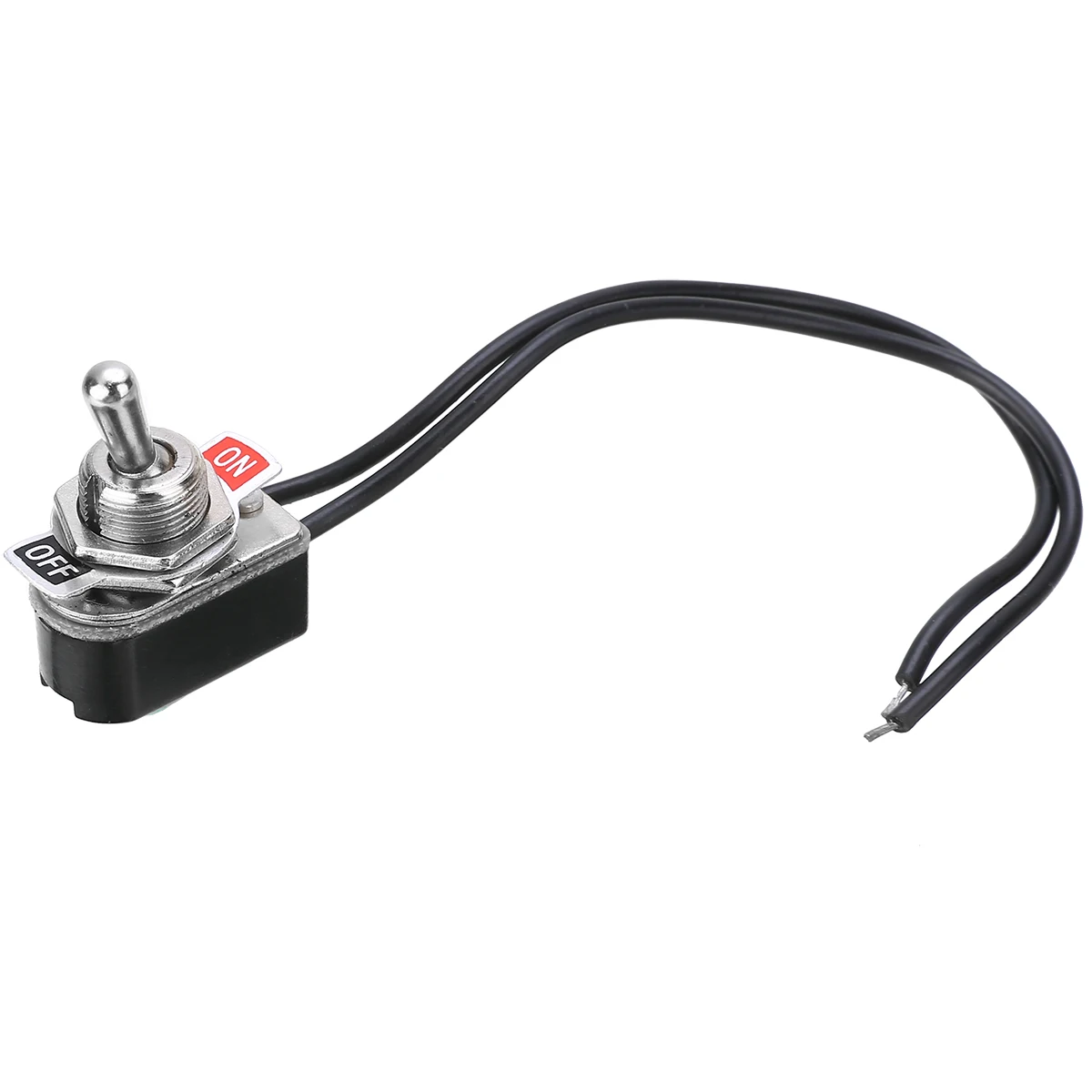 1pc Mini KNS-1 6A 250V AC On-Off Prewired Standard Toggle Switch with Wire Leads SPST Contacts Switch Application Heavy Duty