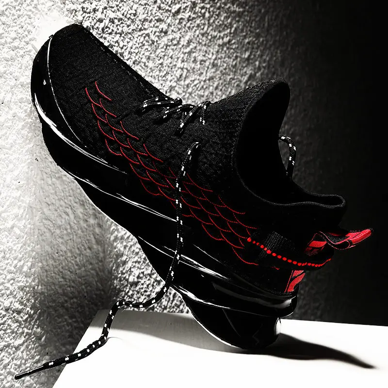 New Outdoor Men Free Running for Men Jogging Walking Sports Shoes High-quality Lace -up Athietic Breathable Blade Sneakers