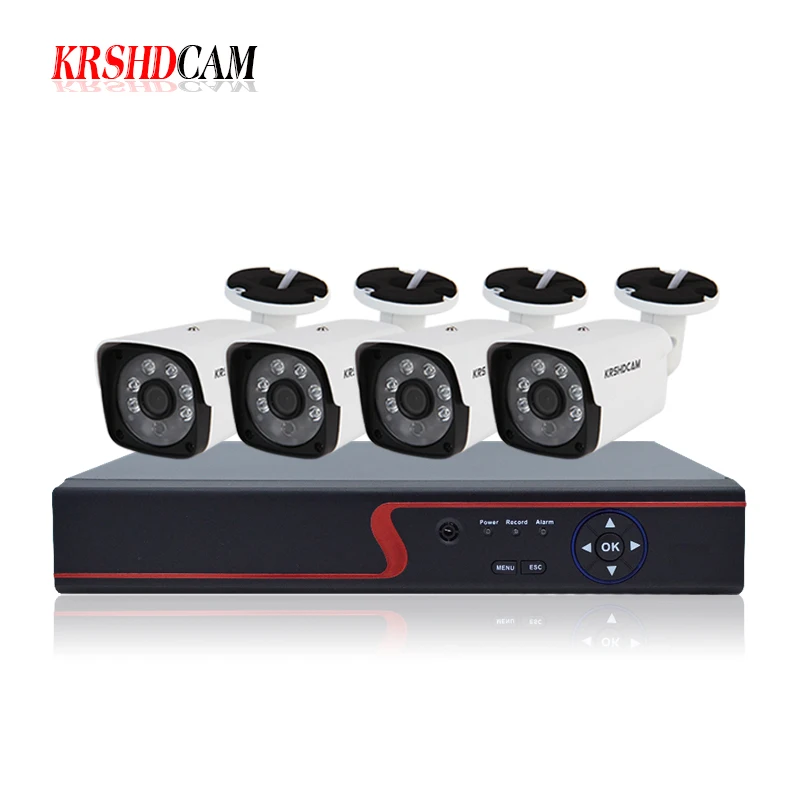 4CH CCTV система 4K DVR 5.0MP AHD камера наружная безопасность Водонепроницаемая с