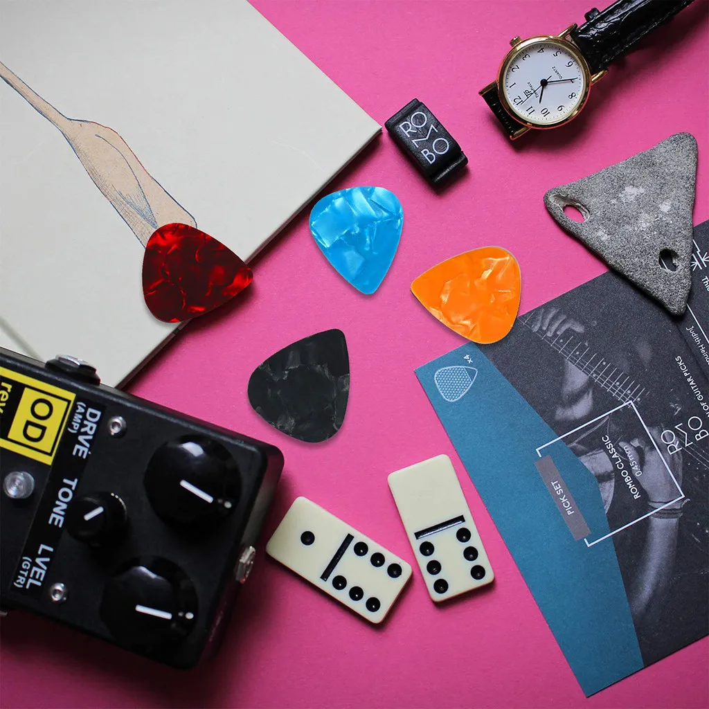Fender 100 шт. Премиум целлюлоидная Гитара медиатор s бас акустические электрические аксессуары Классическая гитарная часть медиатор