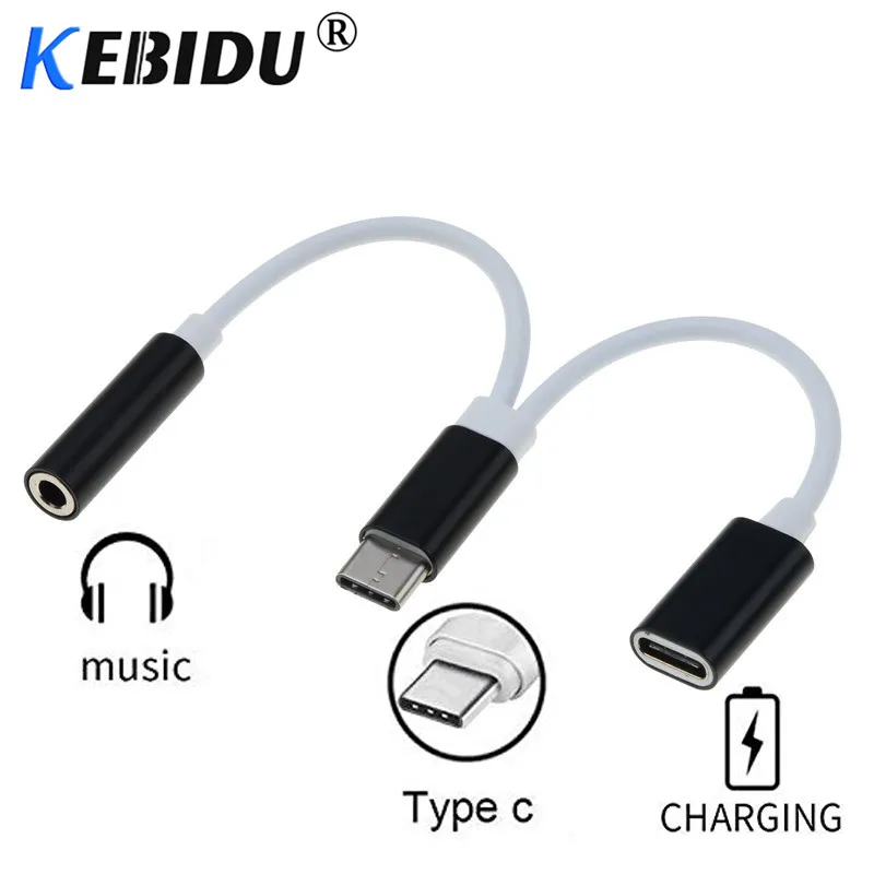 Кабель переходник Kebidu с USB Type C на разъем 3 5 мм для наушников|Кабели VGA| |