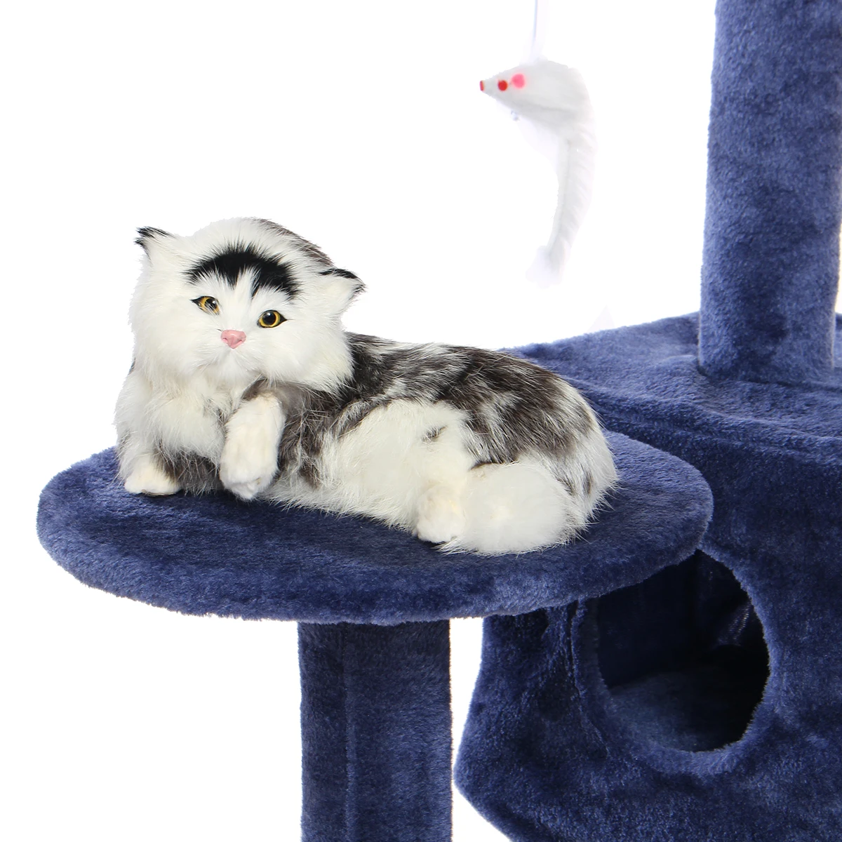 Большой 5" кошка дерево домик для кошки игрушка дерево-Когтеточка для кошек игровой дом мебель для кондоминиума лазалки для кошек Кондо для чесания