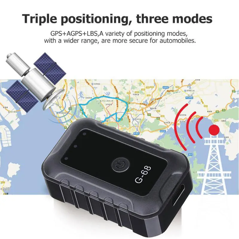 Vehemo ABS Отслеживание Мини gps трекер Wifi магнитный мини gps трекер прочный авто мини gps трекер в реальном времени автомобиль