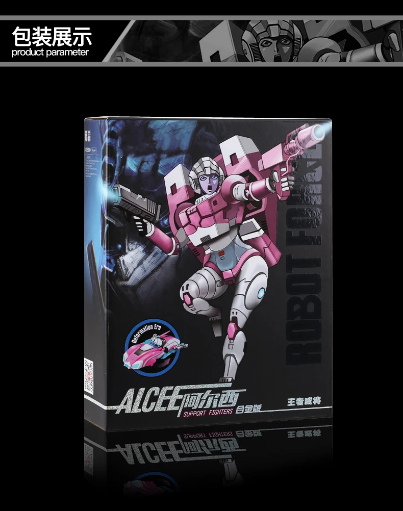 With Retail Box Трансформация Робот WJ G1 Arcee сплав IDW увеличить женский шедевр фигурка детские игрушки Коллекция Модель автомобиля - Цвет: With Retail Box