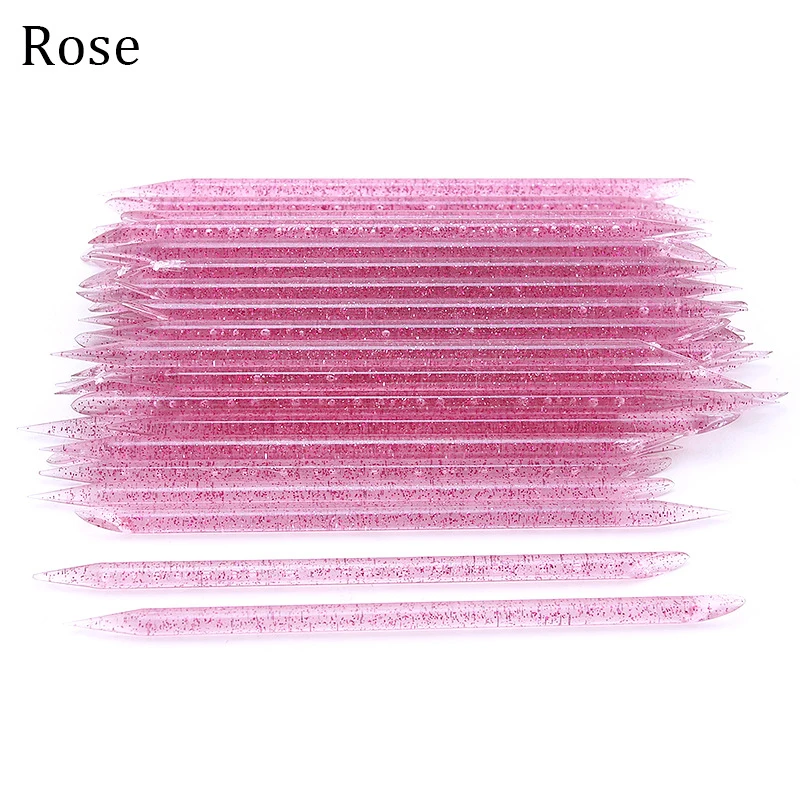 Reusable Nail Stick Cuticle Pusher nail art pusher manicure tools nail manicure tools nail manicure sticks manicure pedicure tools cuticle pusher Double-head Crystal Nail Care Sticks Cuticle Removal Tool Manicure and Pedicure 50Pcs
