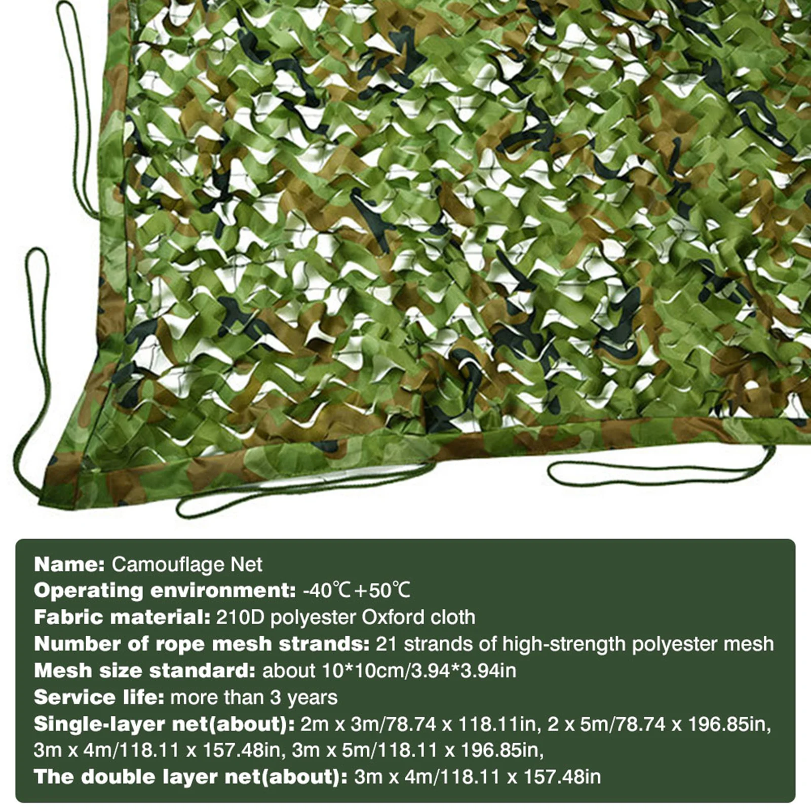 Woodland Camo Netting sunshade net Camouflage Net Privacy Protection Camouflage Mesh For Camping Forest Landscape Sun Protection pergola